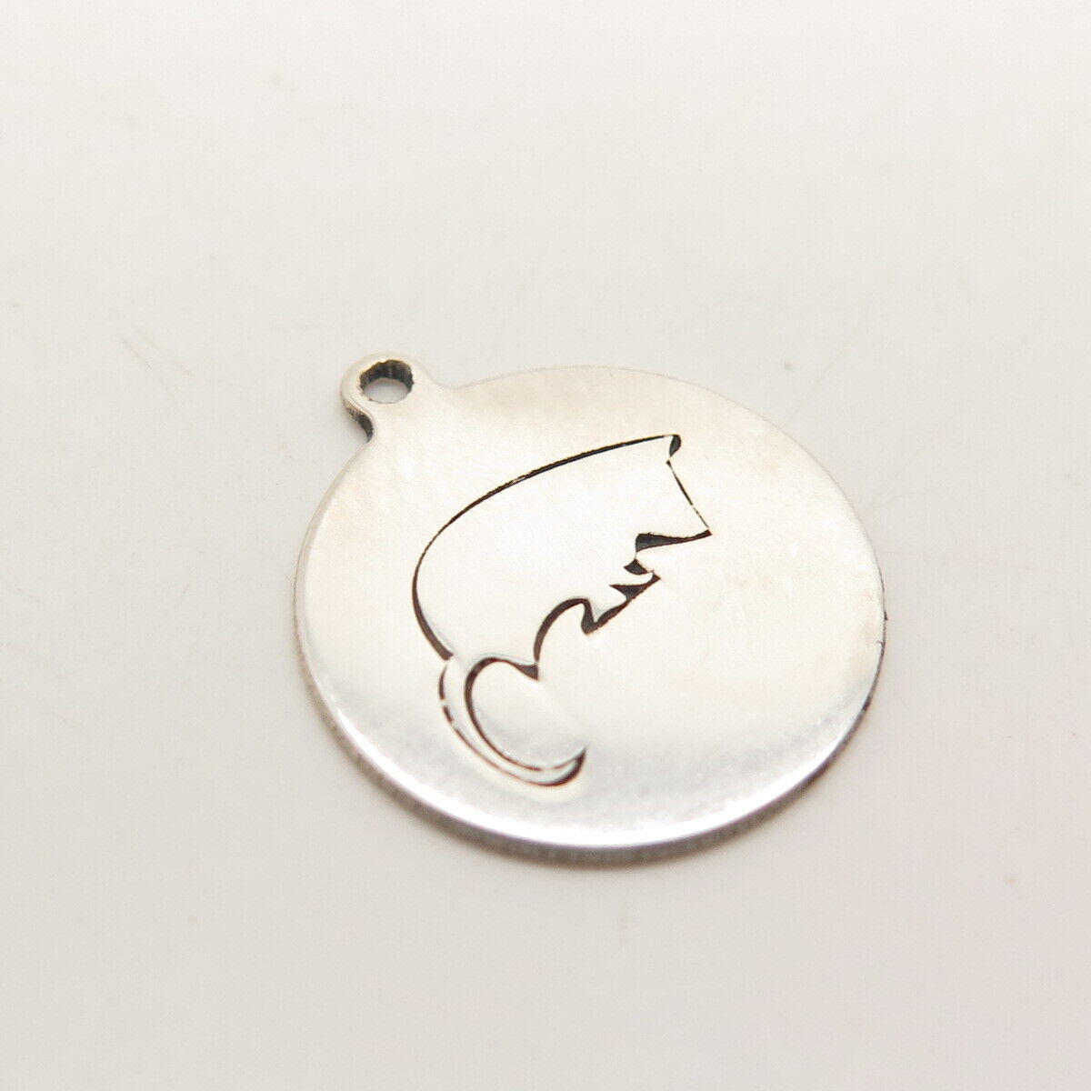 925 Sterling Silver USA Two In Town Mouse Charm Pendant