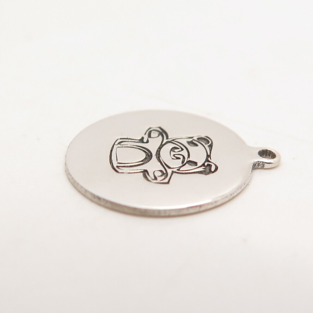 925 Sterling Silver USA Two In Town Bear Charm Pendant