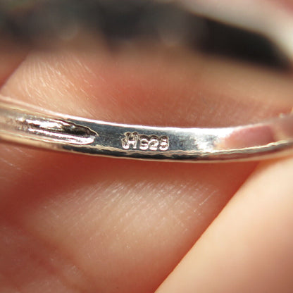 925 Sterling Silver C Z Ring Size 6.75