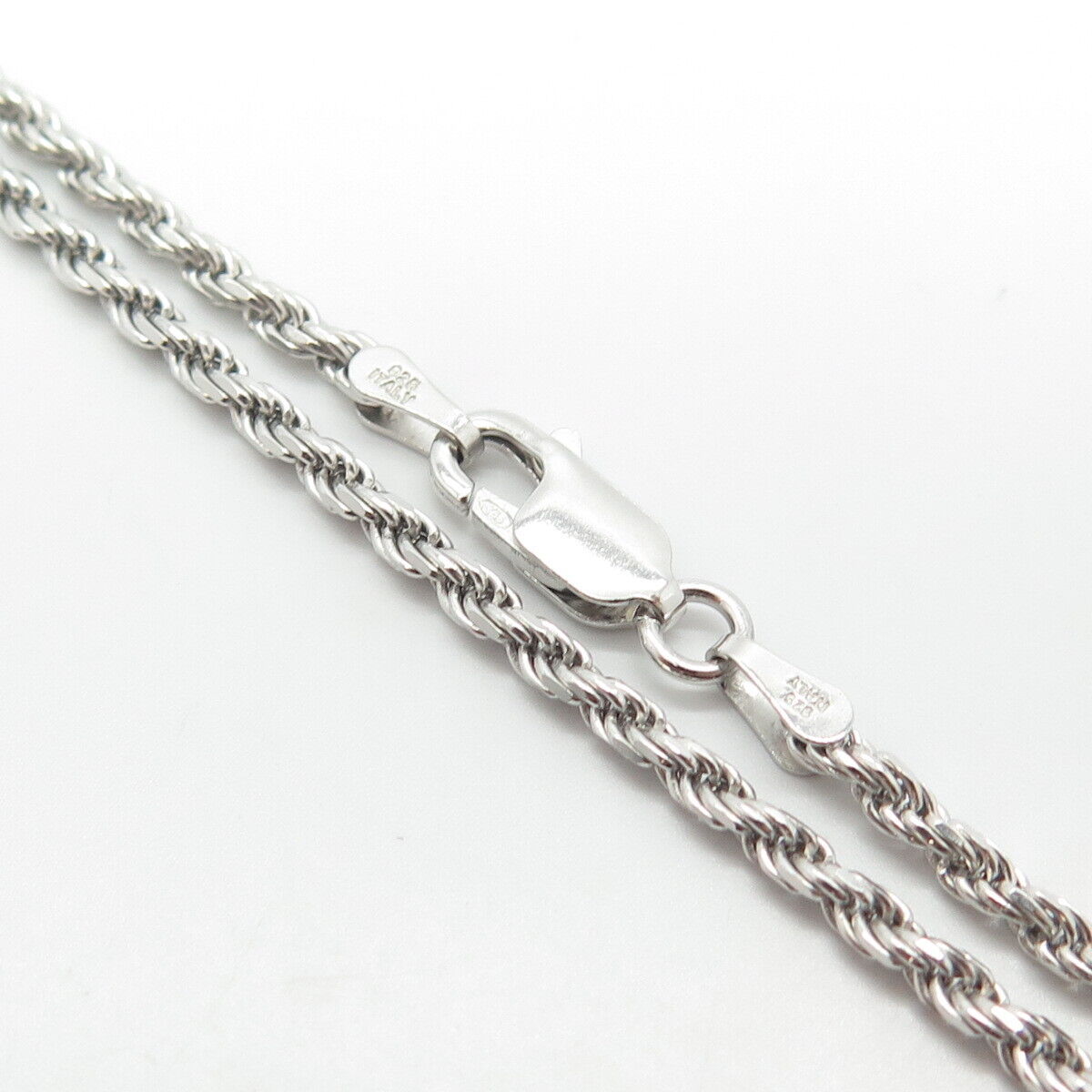 925 Sterling Silver Italy Prince-of-Wales Chain Necklace 20"