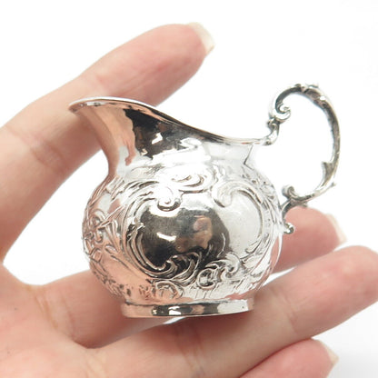 800 Silver Antique Germany Ornate Jug