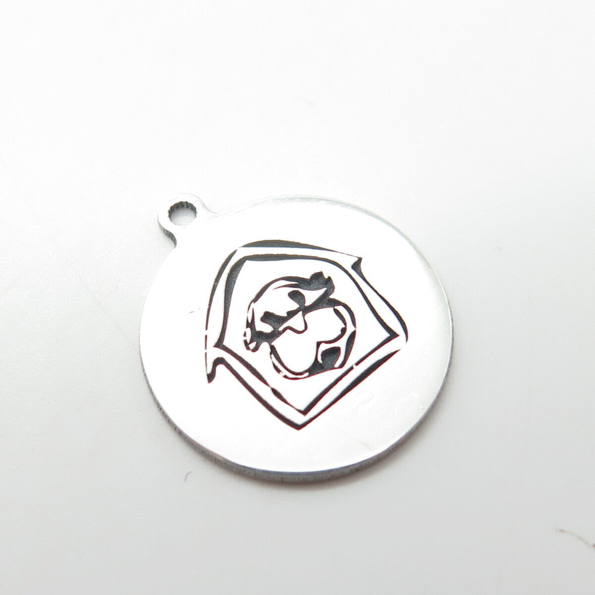 925 Sterling Silver USA Two In Town Dog Booth Charm Pendant