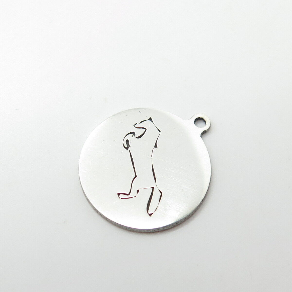 925 Sterling Silver USA Two In Town Horse Charm Pendant