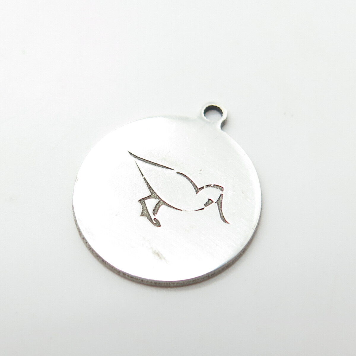 925 Sterling Silver USA Two In Town Duck Bird Charm Pendant