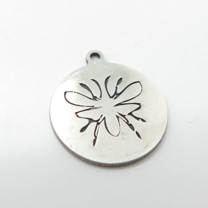 925 Sterling Silver USA Two In Town Insect Charm Pendant