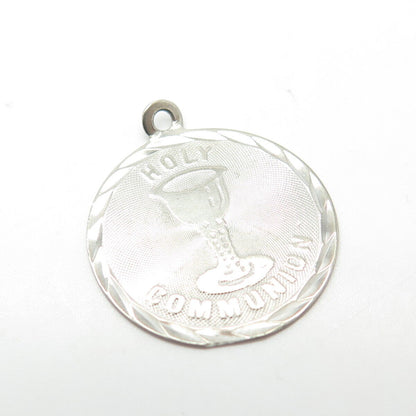 925 Sterling Silver Vintage Crea "Holy Communion" Pendant