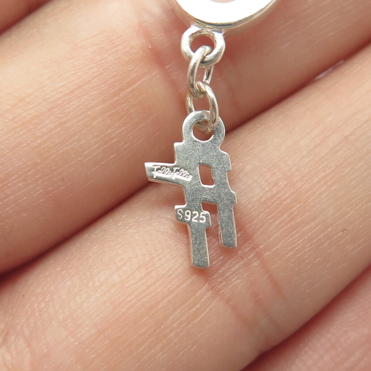 925 Sterling Silver Vintage Folli Follie Handmade Lobster Lock Charm Pendant