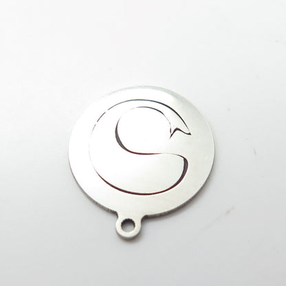 925 Sterling Silver USA Two In Town Dolphin Charm Pendant