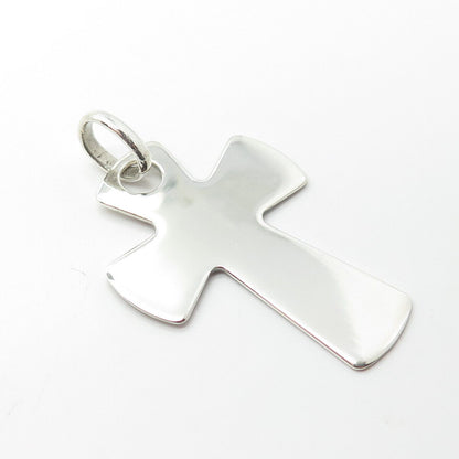 925 Sterling Silver Vintage Italy Cross Pendant