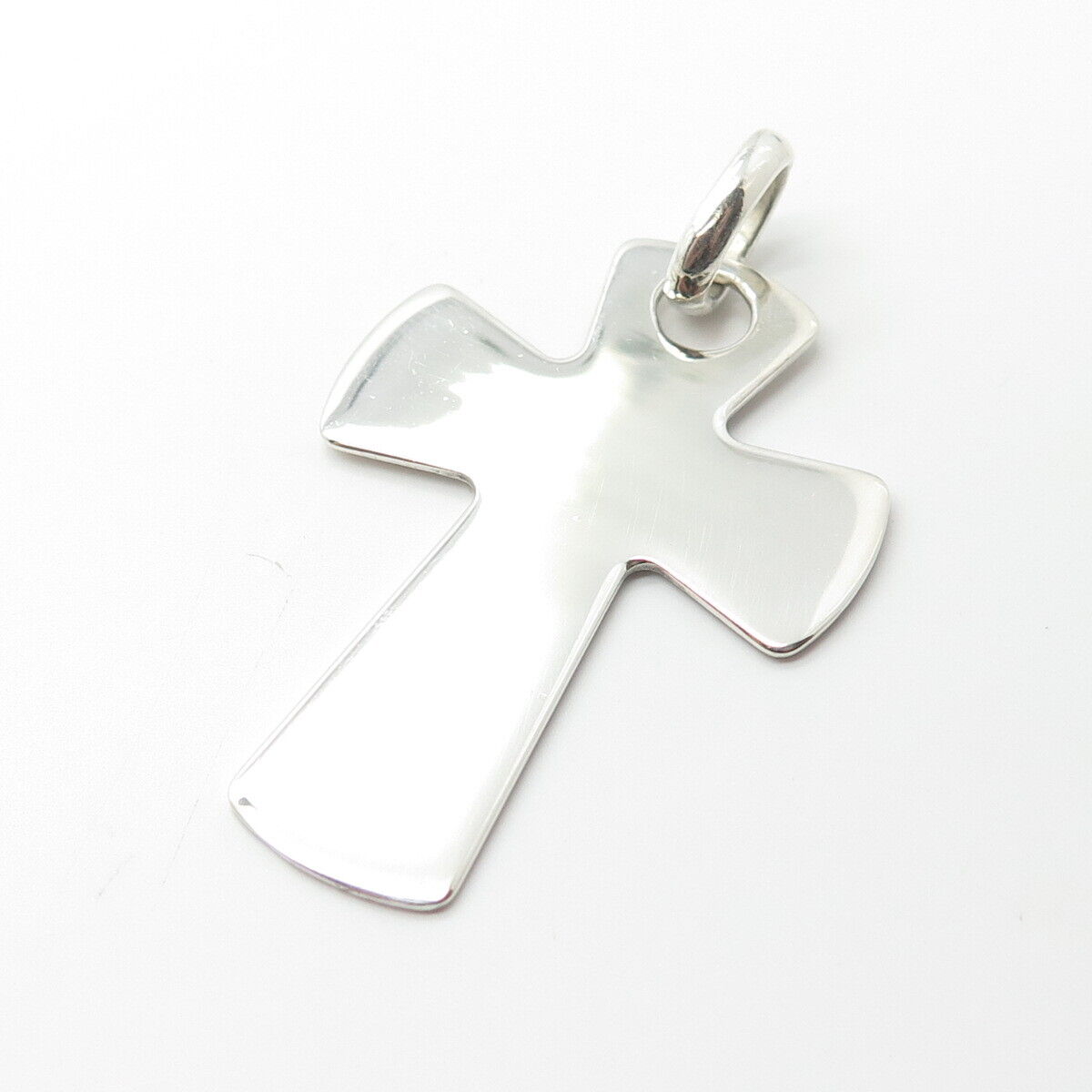 925 Sterling Silver Vintage Italy Cross Pendant