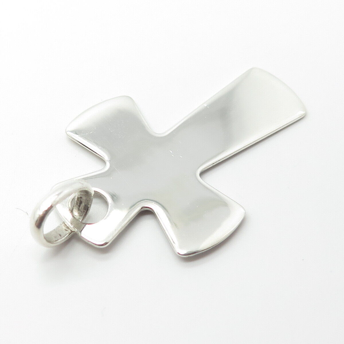 925 Sterling Silver Vintage Italy Cross Pendant