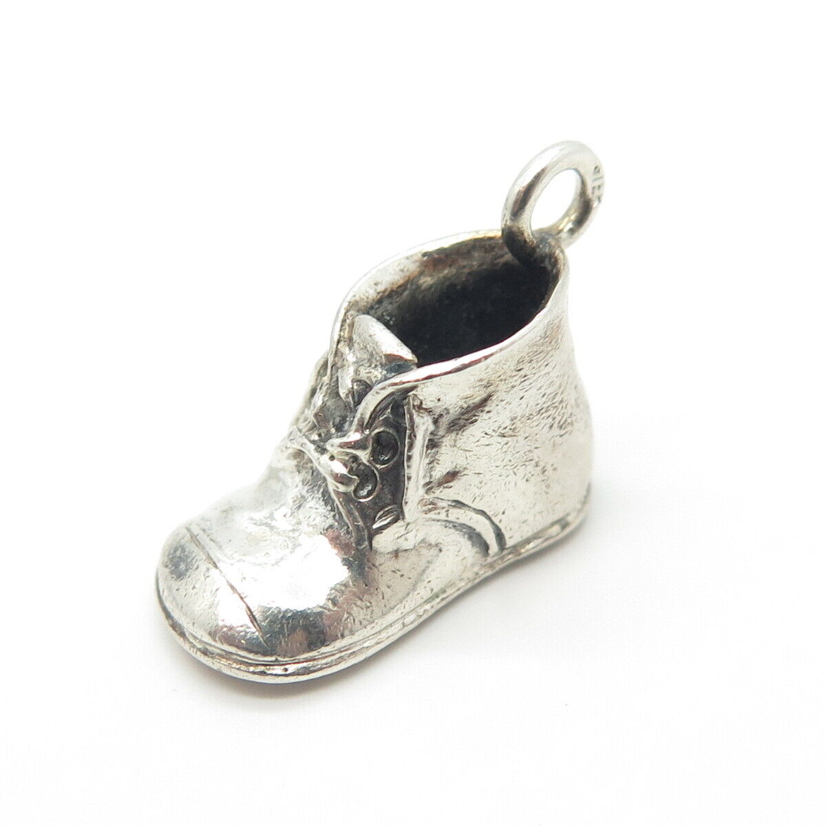 925 Sterling Silver Vintage Boot Shoe Charm Pendant