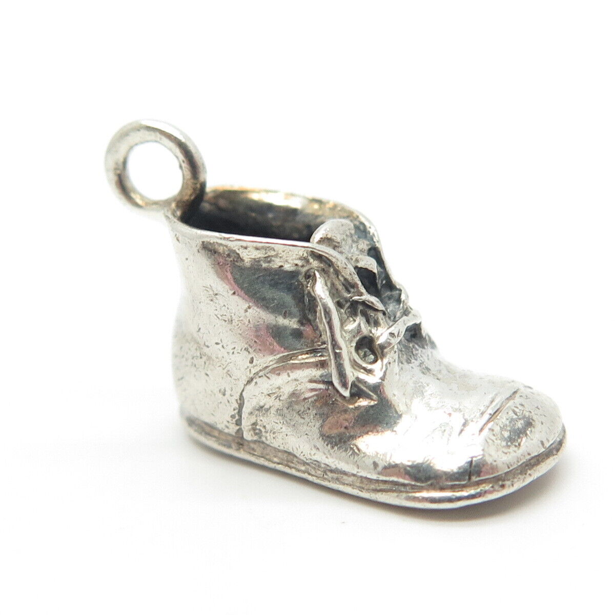 925 Sterling Silver Vintage Boot Shoe Charm Pendant