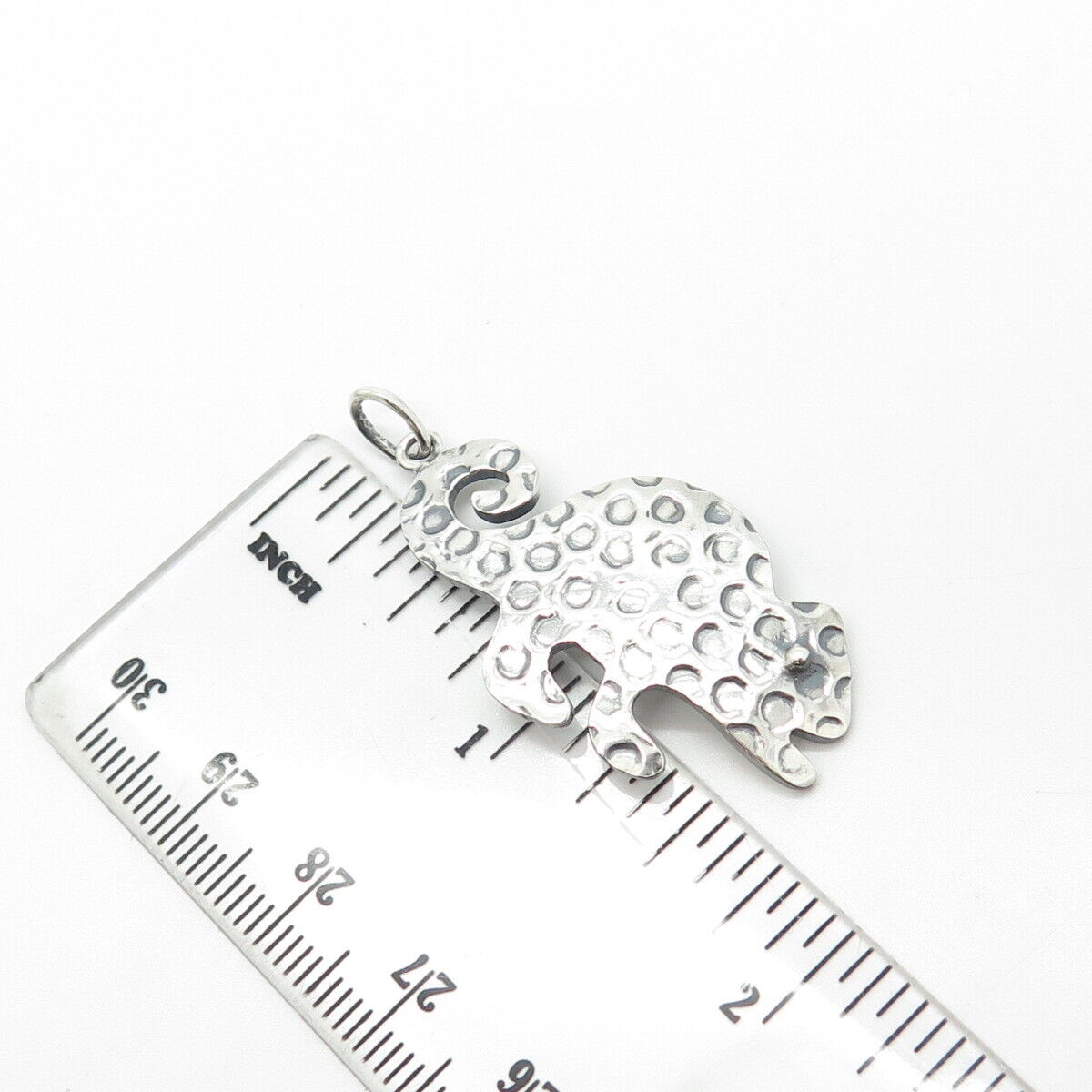 925 Sterling Silver Vintage Lizard Pendant