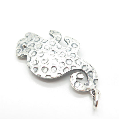 925 Sterling Silver Vintage Lizard Pendant