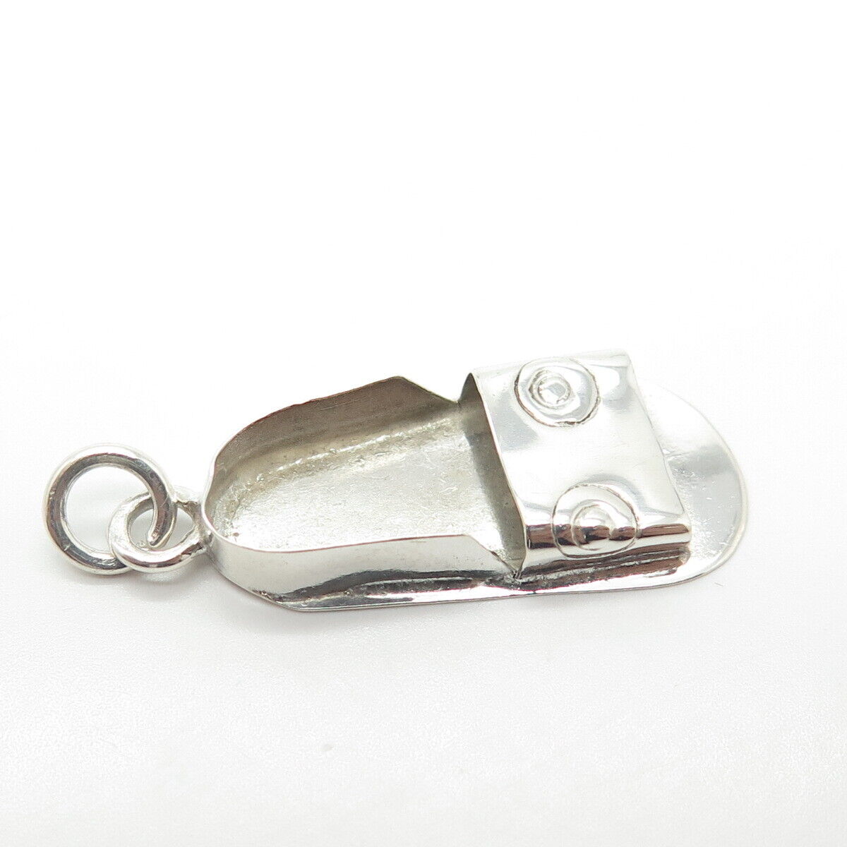 925 Sterling Silver Vintage Ethnic Shoe Charm Pendant