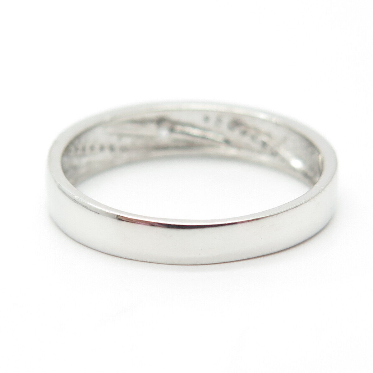 925 Sterling Silver Pave C Z Ring Size 11.25