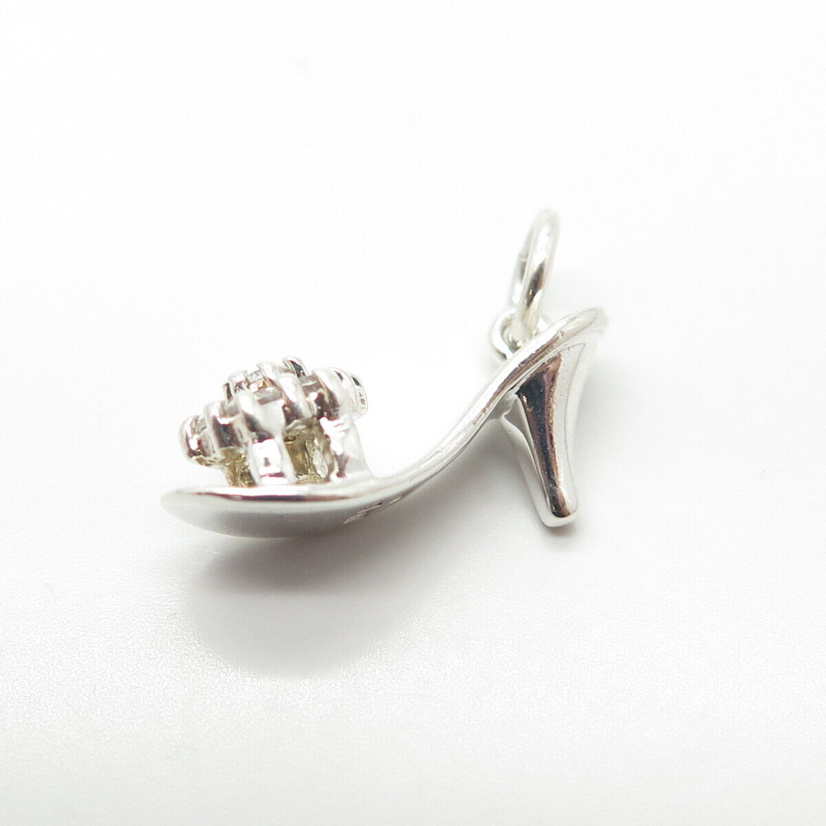 925 Sterling Silver Ross Simons C Z Lady's Shoe Pendant