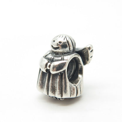 925 Sterling Silver PANDORA Angel Bead Charm