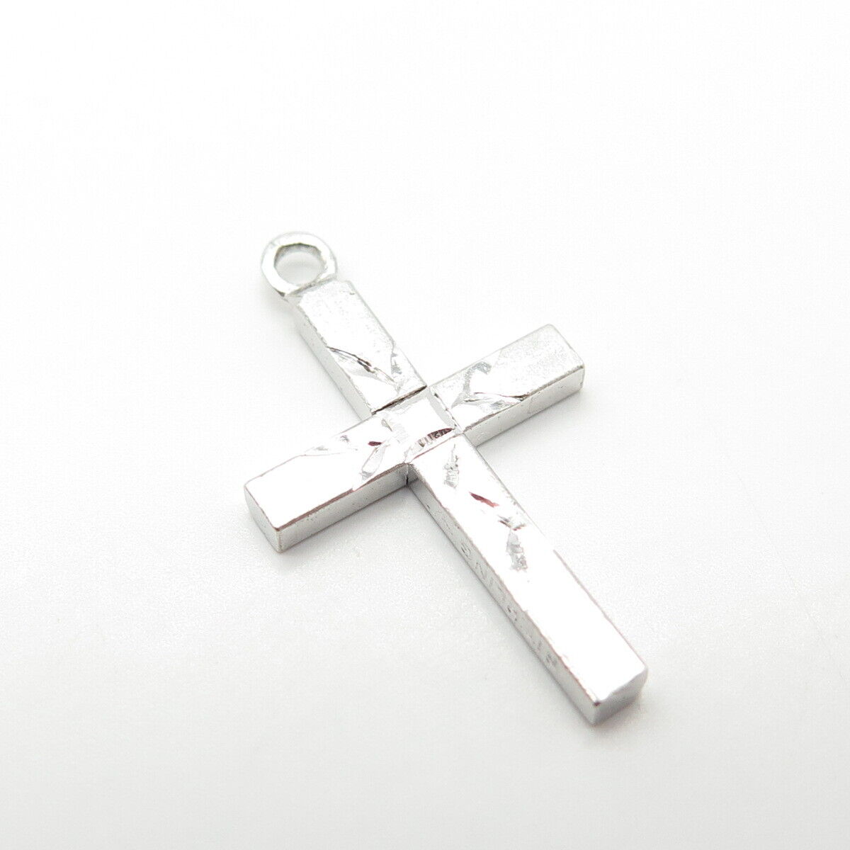 925 Sterling Silver Vintage Vargas Cross Pendant