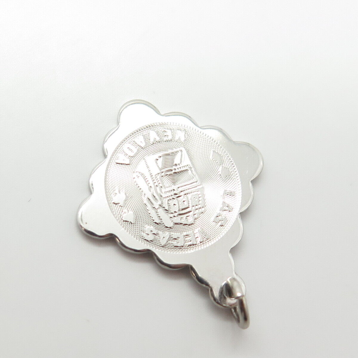 925 Sterling Silver Vintage Sasco Las Vegas Nevada Charm Pendant