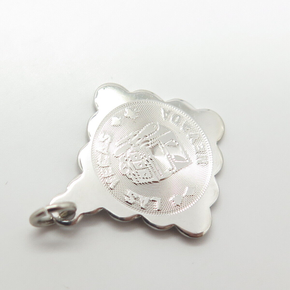 925 Sterling Silver Vintage Sasco Las Vegas Nevada Charm Pendant