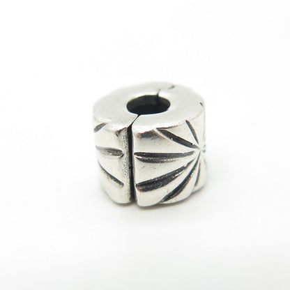 925 Sterling Silver PANDORA Sunburst Clip Charm