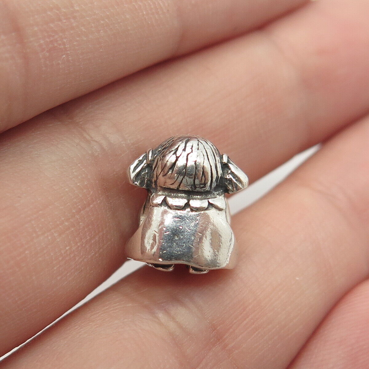 925 Sterling Silver PANDORA Happy Girl Bead Charm