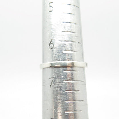 925 Sterling Silver Vintage Open Heart Ring Size 6.5