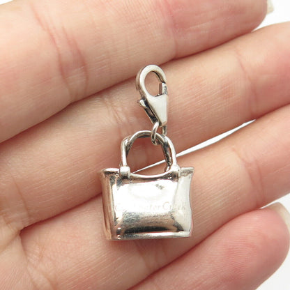 925 Sterling Silver Coldwater Creek Women's Bag Charm Pendant