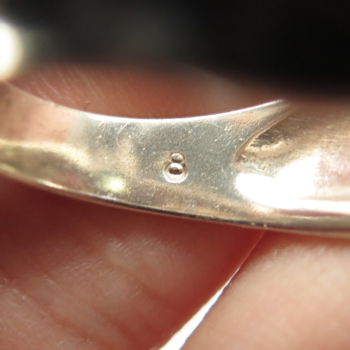 925 Sterling Silver Vintage Amethyst Citrine Peridot Topaz Gem Ring Size 8.25