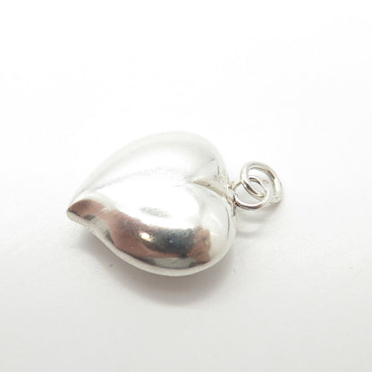 835 Silver Vintage Portugal Chatelaine Heart Pendant