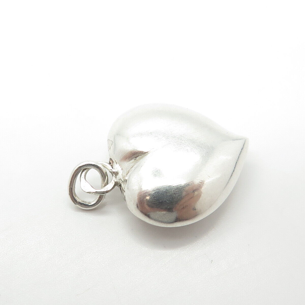 835 Silver Vintage Portugal Chatelaine Heart Pendant