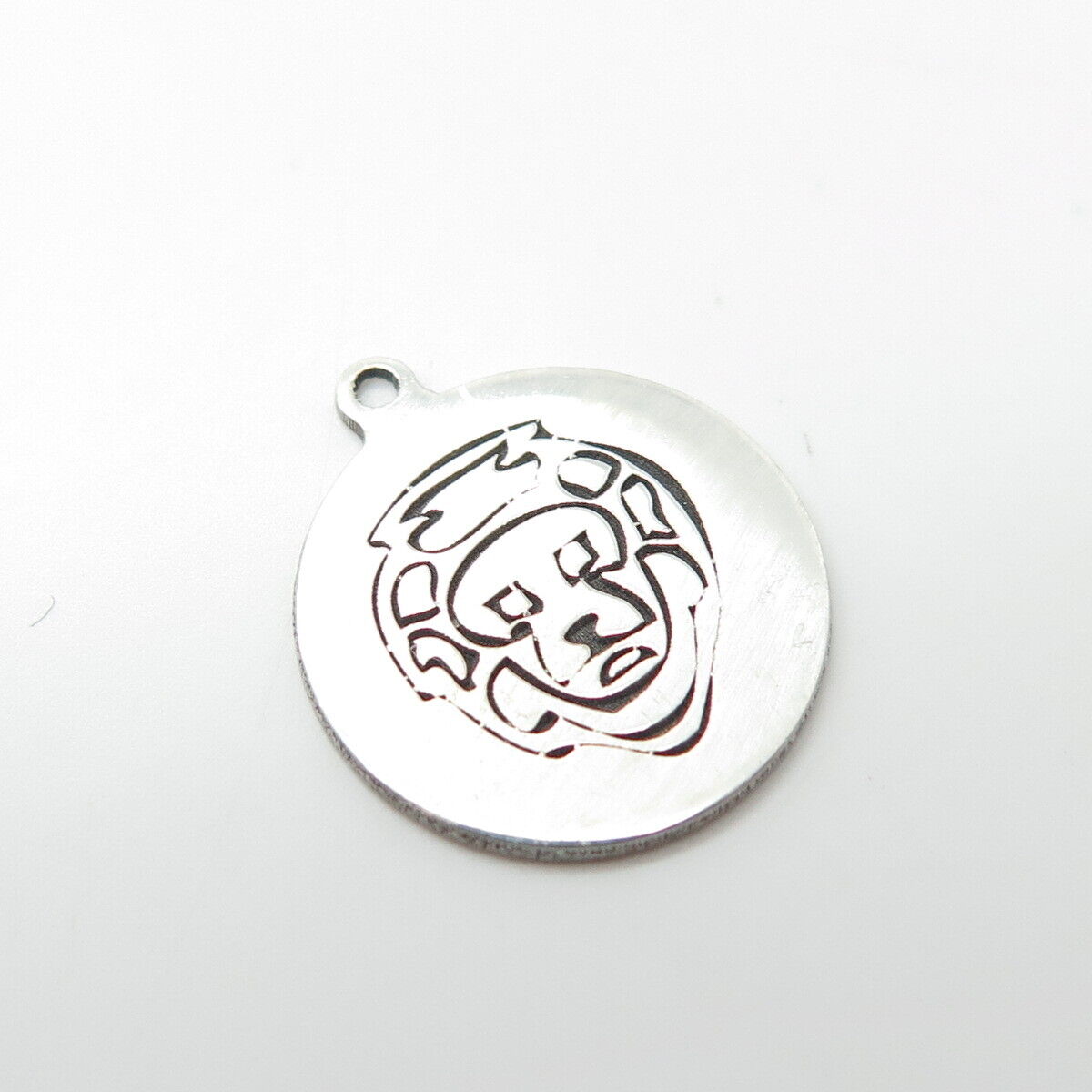 925 Sterling Silver USA Two In Town Lion Charm Pendant