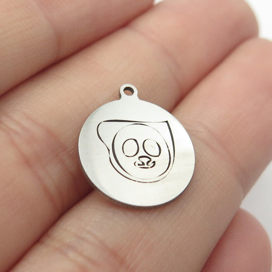 925 Sterling Silver USA Two In Town Lemur Charm Pendant