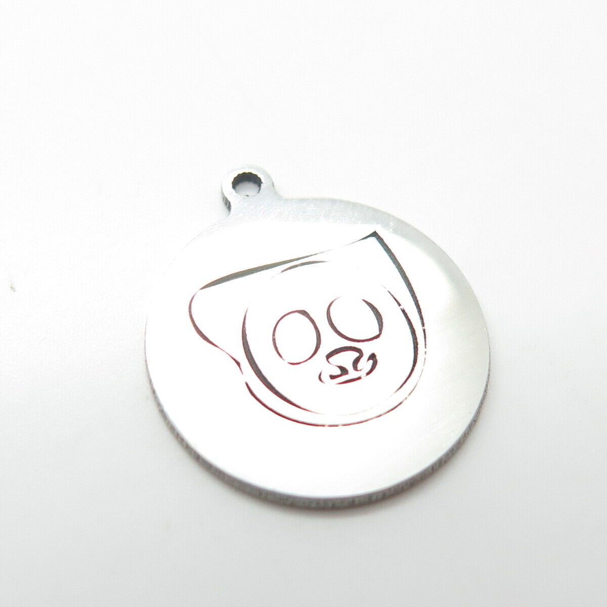 925 Sterling Silver USA Two In Town Lemur Charm Pendant