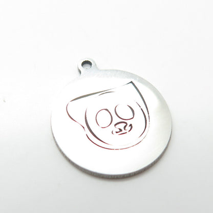 925 Sterling Silver USA Two In Town Lemur Charm Pendant