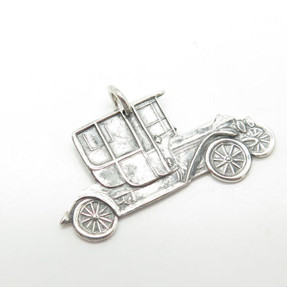 925 Sterling Silver Antique Art Deco Stearns Knight Car Charm Pendant