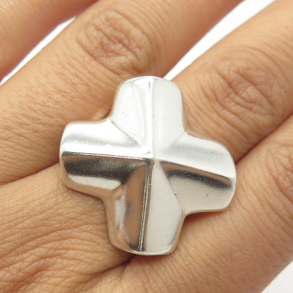 925 Sterling Silver Philippines Robert Lee Morris Cross Ring Size 9.25