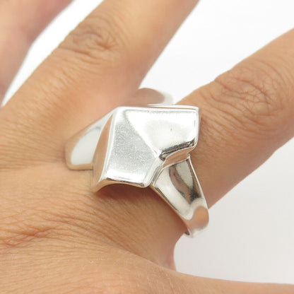 925 Sterling Silver Philippines Robert Lee Morris Cross Ring Size 9.25