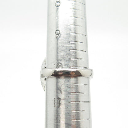 925 Sterling Silver 2-Tone Michelle Albala Real Tanzanite Ornate Ring Size 10.25