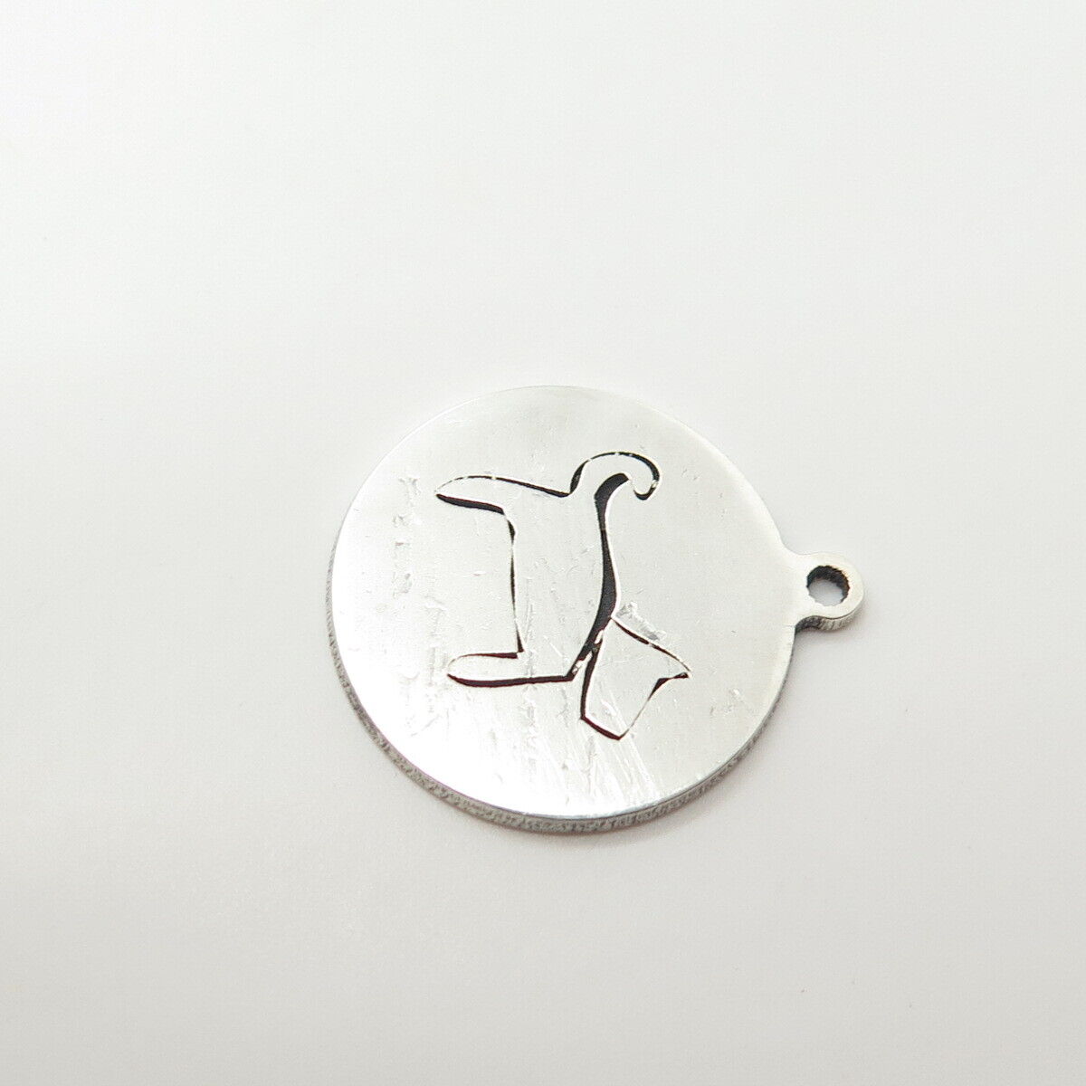 925 Sterling Silver USA Two In Town Dog Charm Pendant