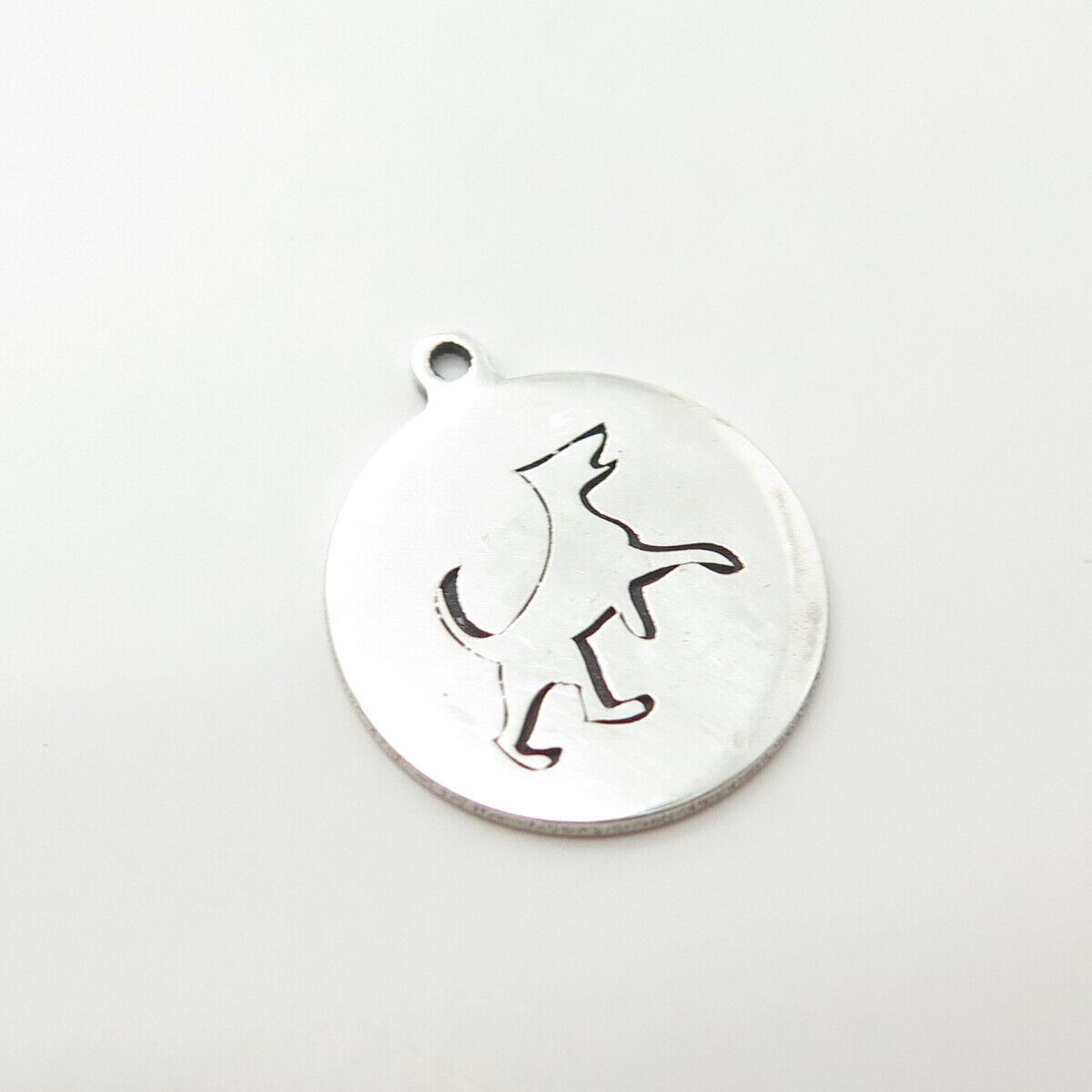 925 Sterling Silver USA Two In Town Dog Charm Pendant