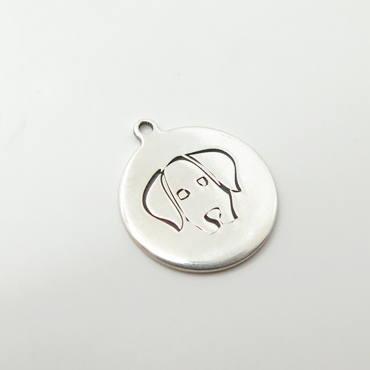 925 Sterling Silver USA Two In Town Dog Charm Pendant