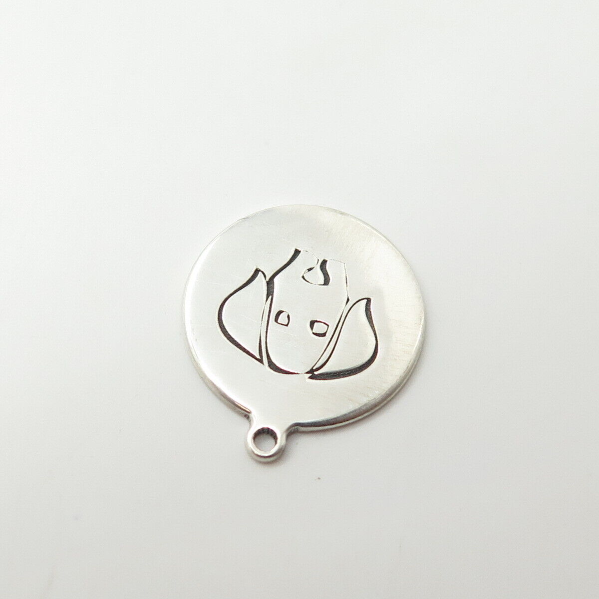 925 Sterling Silver USA Two In Town Dog Charm Pendant