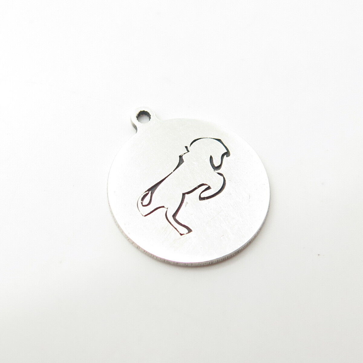 925 Sterling Silver USA Two In Town Frisky Horse Charm Pendant