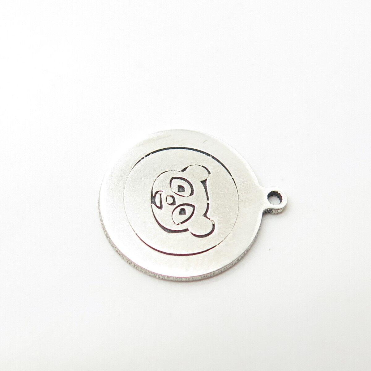 925 Sterling Silver USA Two In Town Panda Charm Pendant