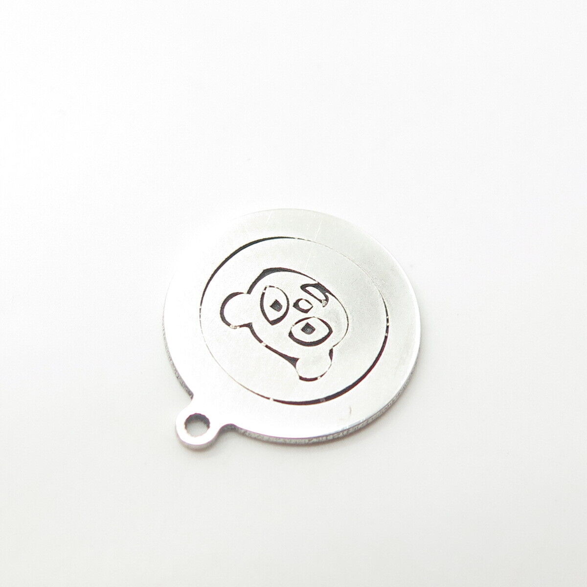 925 Sterling Silver USA Two In Town Panda Charm Pendant