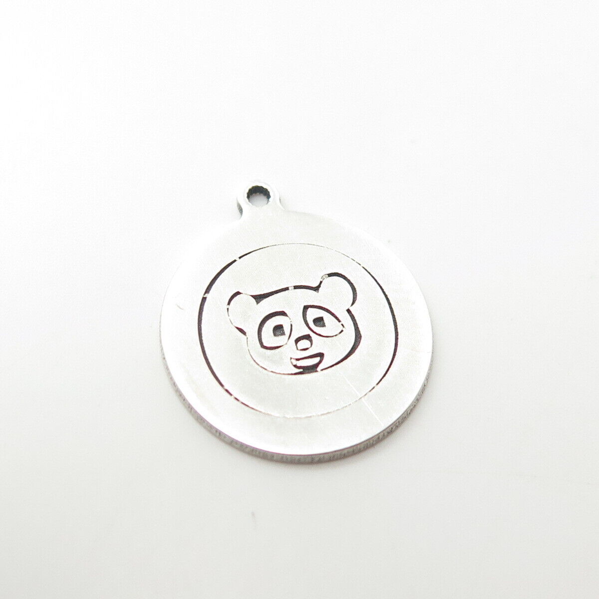 925 Sterling Silver USA Two In Town Panda Charm Pendant