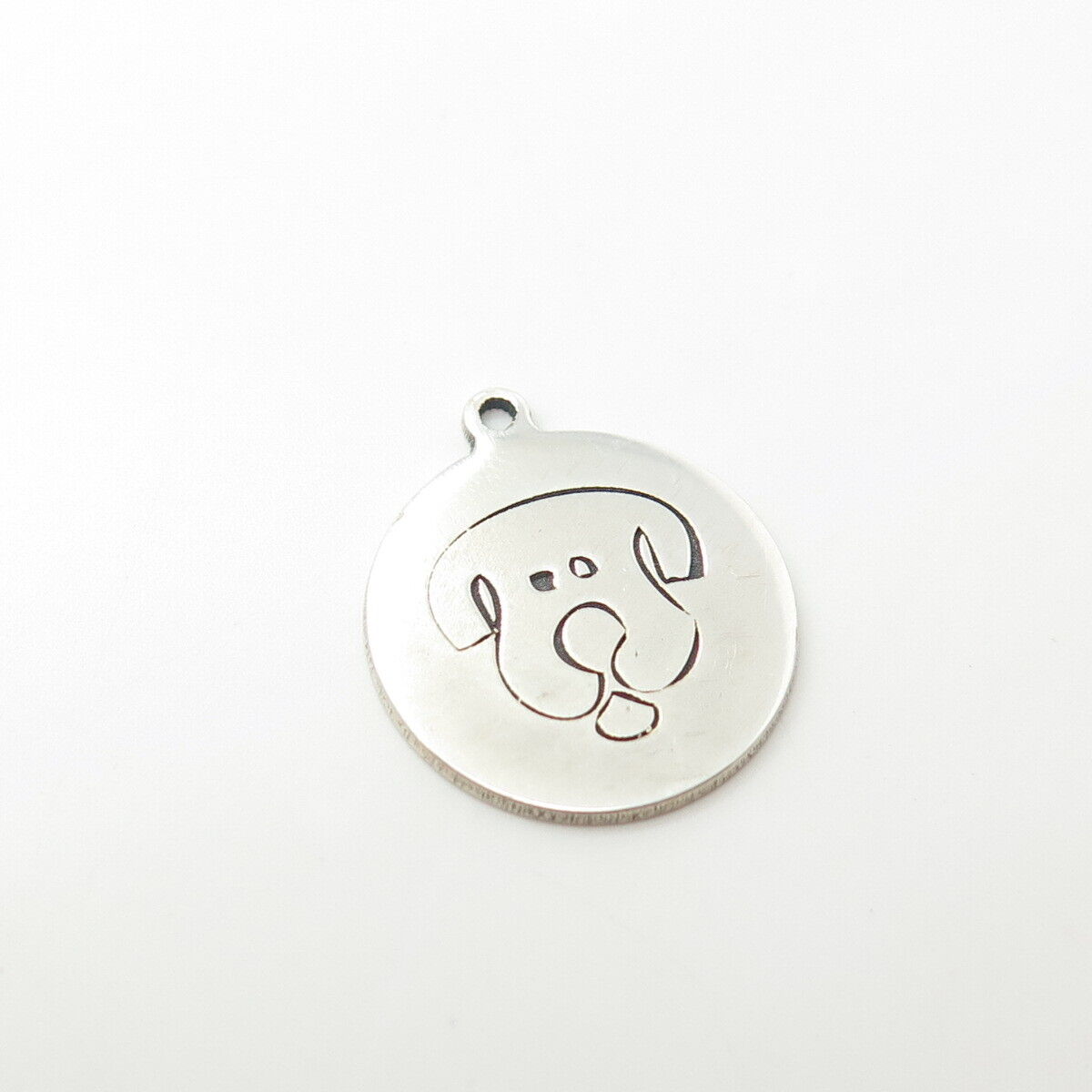 925 Sterling Silver USA Two In Town Dog Charm Pendant